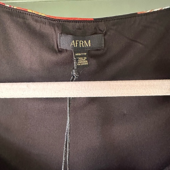 AFRM 	Maika Midi Dress - Noir Rose Bouquet - Picture 4 of 5